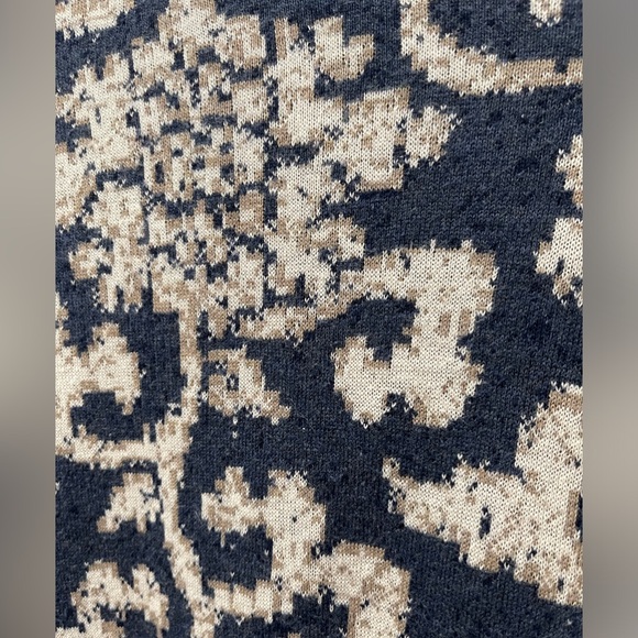 Peruvian Connection 100% cotton open front long sweater - Picture 4 of 5